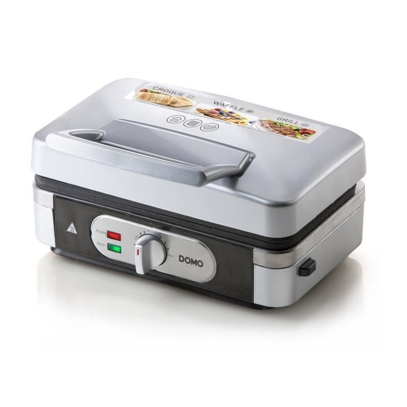 DOMO DO9136C Multifunction waffle maker - Stainless steel