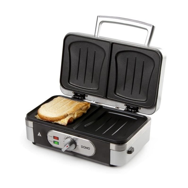 DOMO DO9136C Multifunction waffle maker - Stainless steel