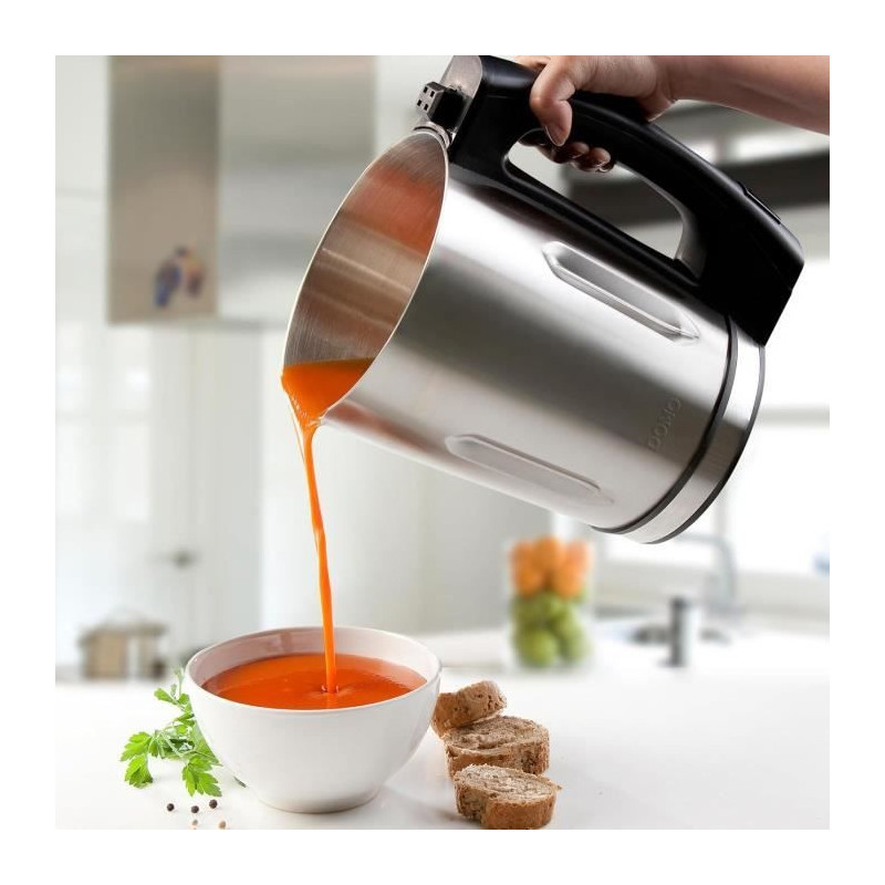 DOMO DO498BL Heating Blender - Black