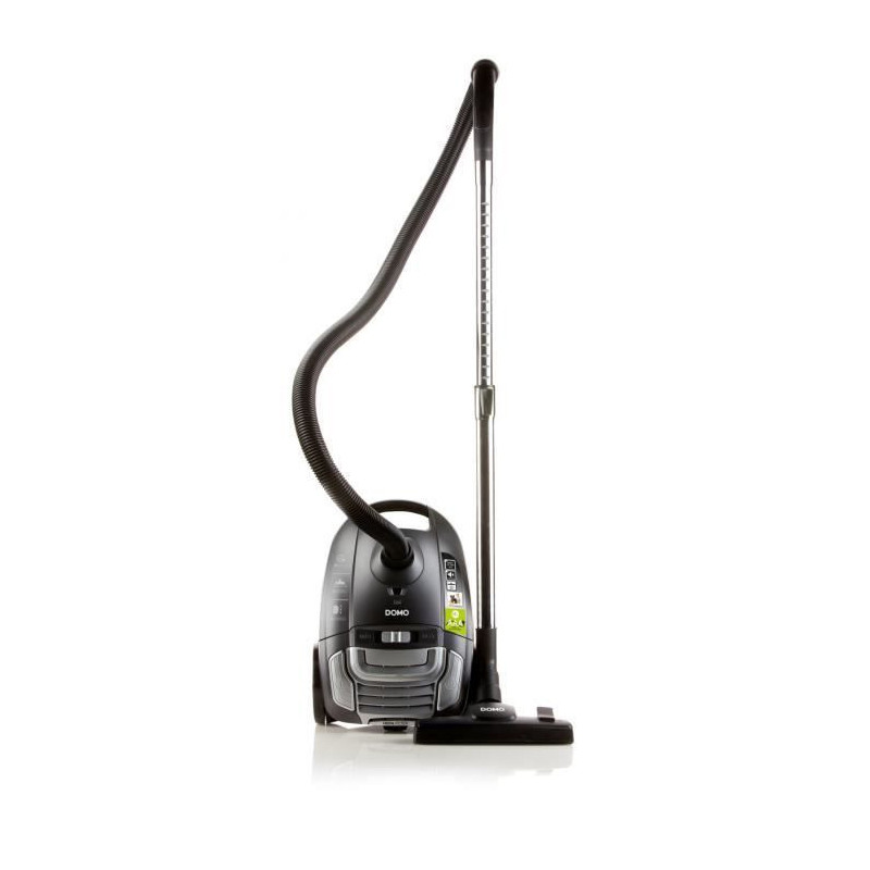 Domo do7285s vacuum cleaner with bag - 700W - 69 dB - A - Gray