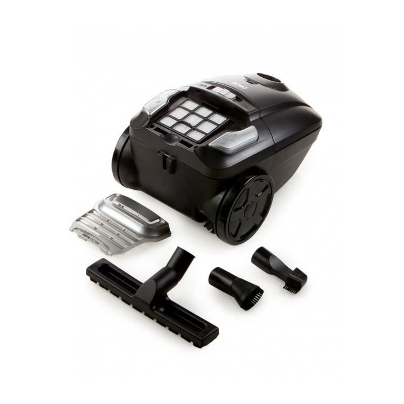 Domo do7285s vacuum cleaner with bag - 700W - 69 dB - A - Gray