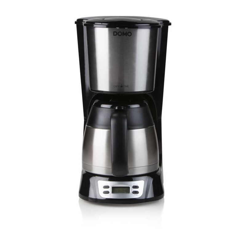 Filter coffee maker - DOMO - DO709K - 1000 W - 1 L - 8 cups - LCD scre