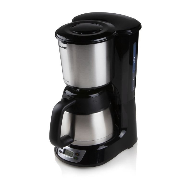 Filter coffee maker - DOMO - DO709K - 1000 W - 1 L - 8 cups - LCD scre