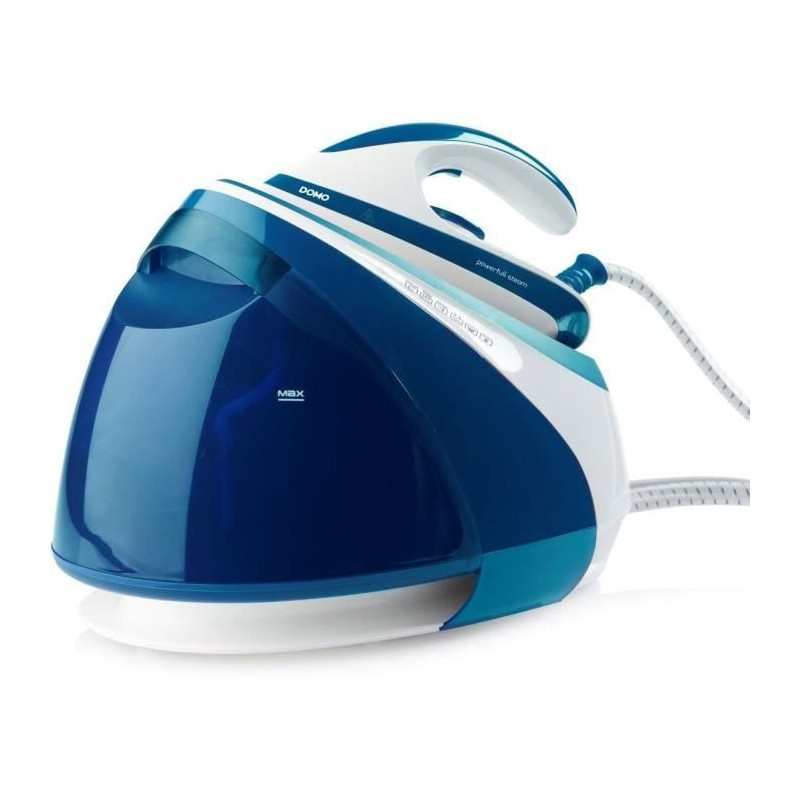 Domo do1022S iron with steam generator - 160g/min - 7.5bar - 450g stea
