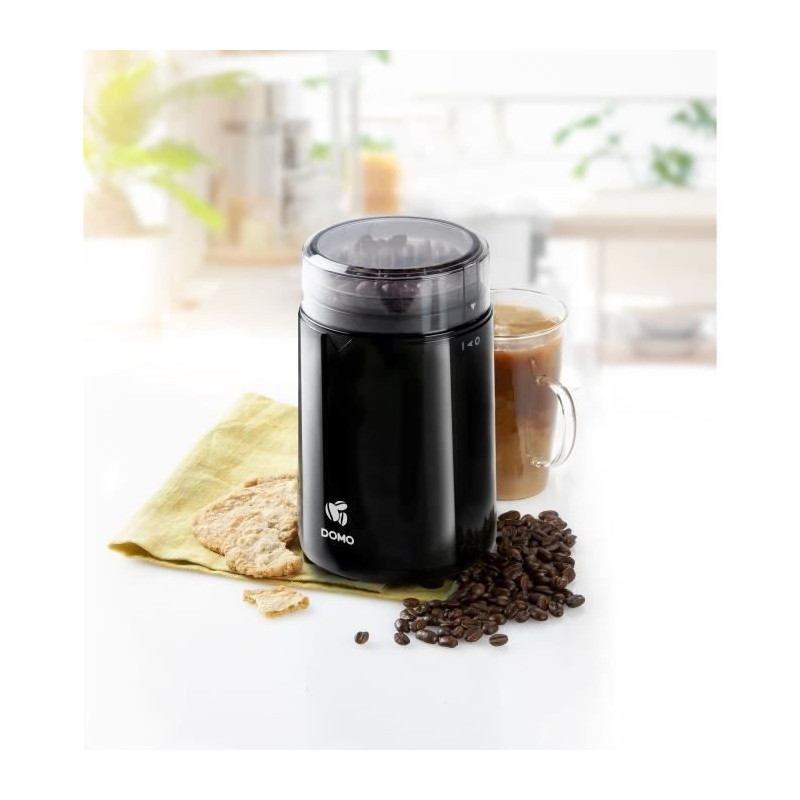 Electric coffee grinder - DOMO - DO712K - 150 W - Capacity: 70 g - Gri
