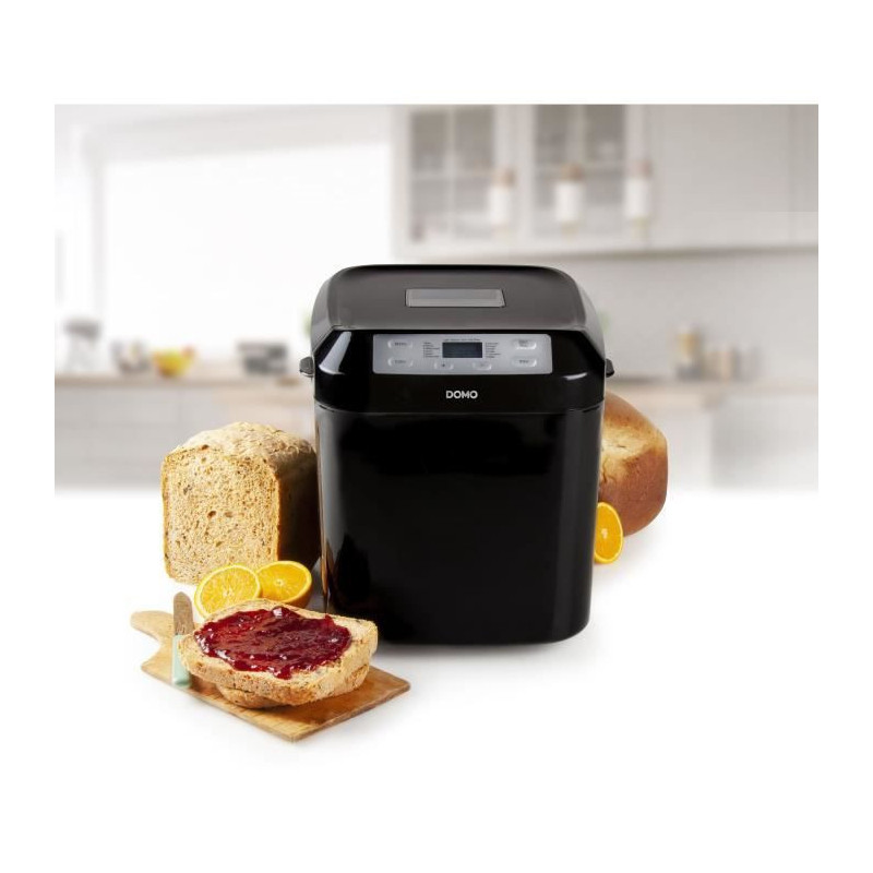 DOMO - Automatic bread maker - B3974 - 12 programs - Timer programmabl