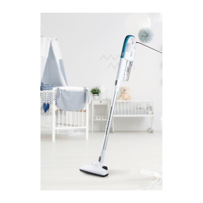 Domo do237SV - Willed broom vacuum cleaner - 450W - Push reservoir 0.4
