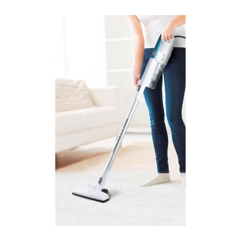 Domo do237SV - Willed broom vacuum cleaner - 450W - Push reservoir 0.4