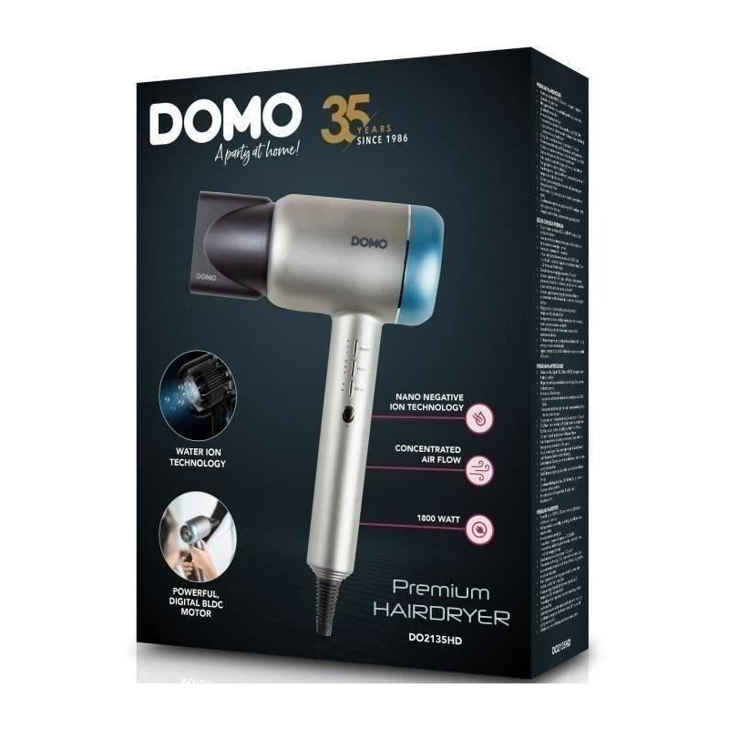 Hair dryer - DOMO - DO2135HD - 1800W