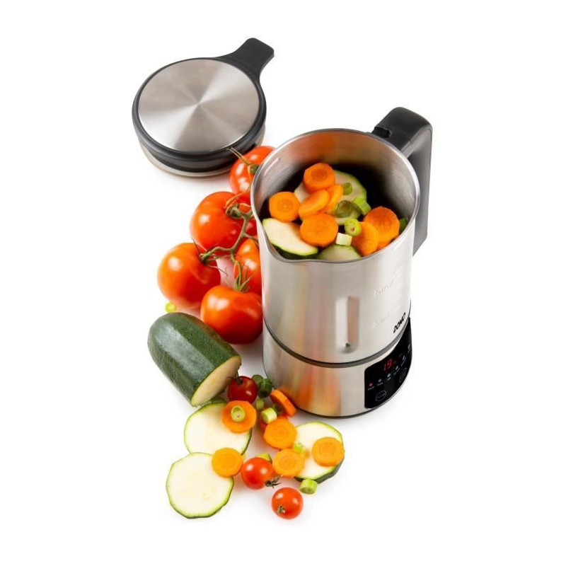 Domo heating blender - 6 programs - stainless steel