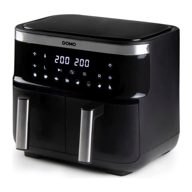 Domo hot air fryer - Do537fr - 2 x 4 L - 85 ° A 200 ° - 8 Automatic