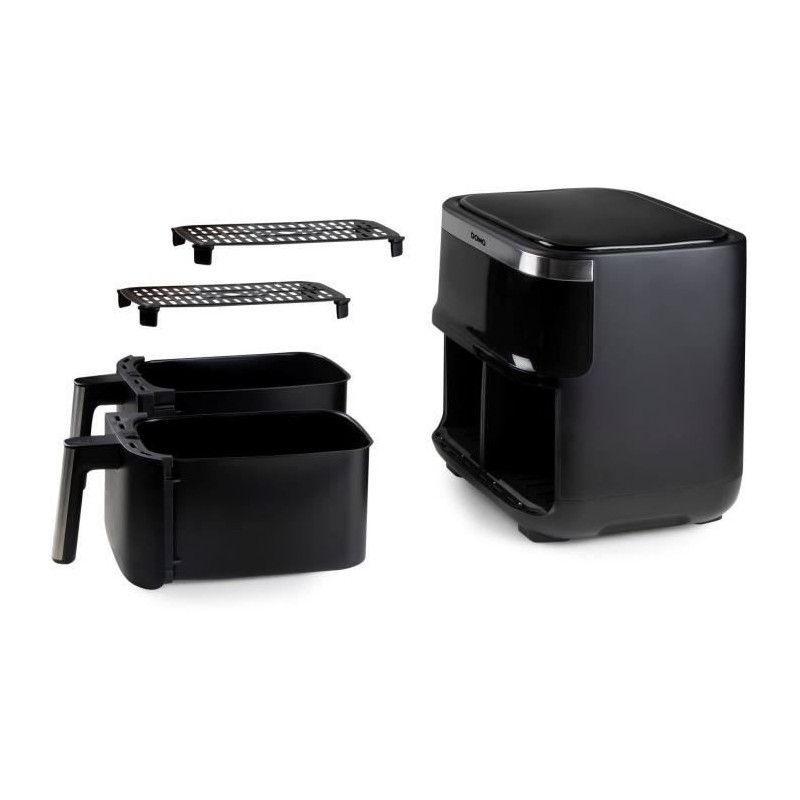 Domo hot air fryer - Do537fr - 2 x 4 L - 85 ° A 200 ° - 8 Automatic