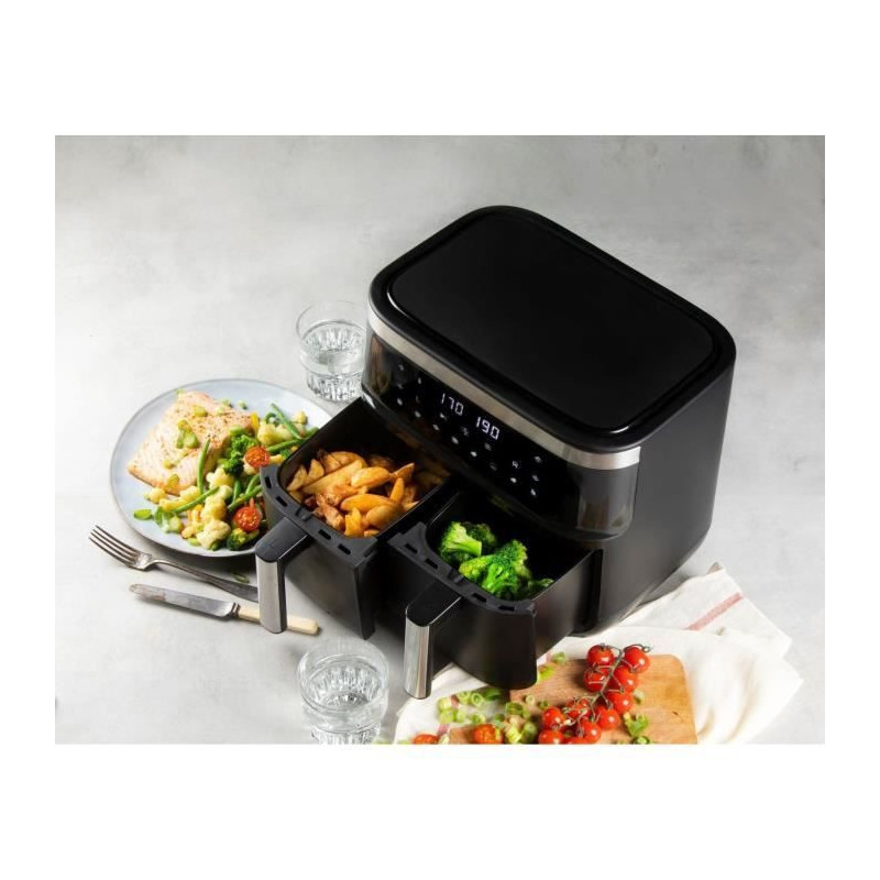 Domo hot air fryer - Do537fr - 2 x 4 L - 85 ° A 200 ° - 8 Automatic