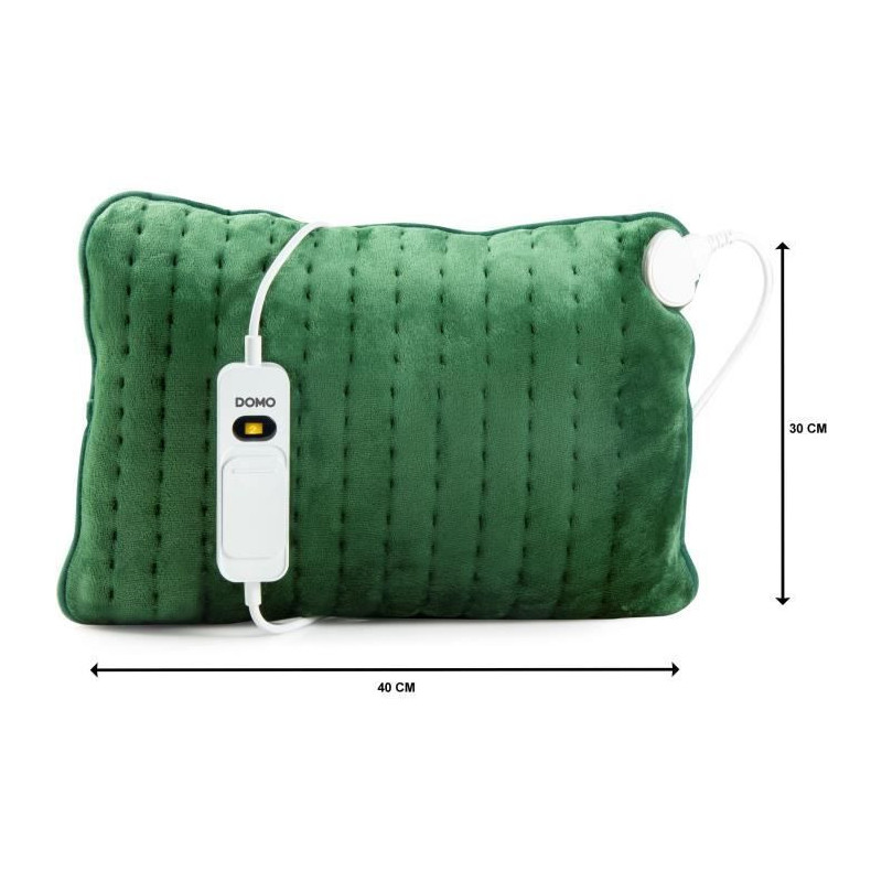 DOMO DO638K heating pad - Super soft - Rapid heating - 3 temperature l
