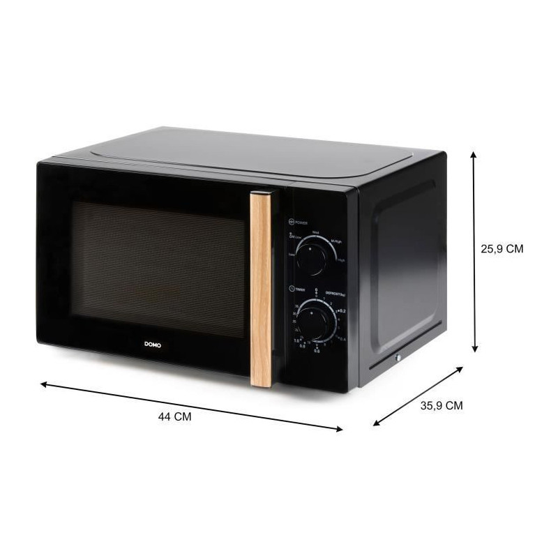 DOMO DO2820 microwave oven - 20L - 700W - 35 min timer - Defrost funct