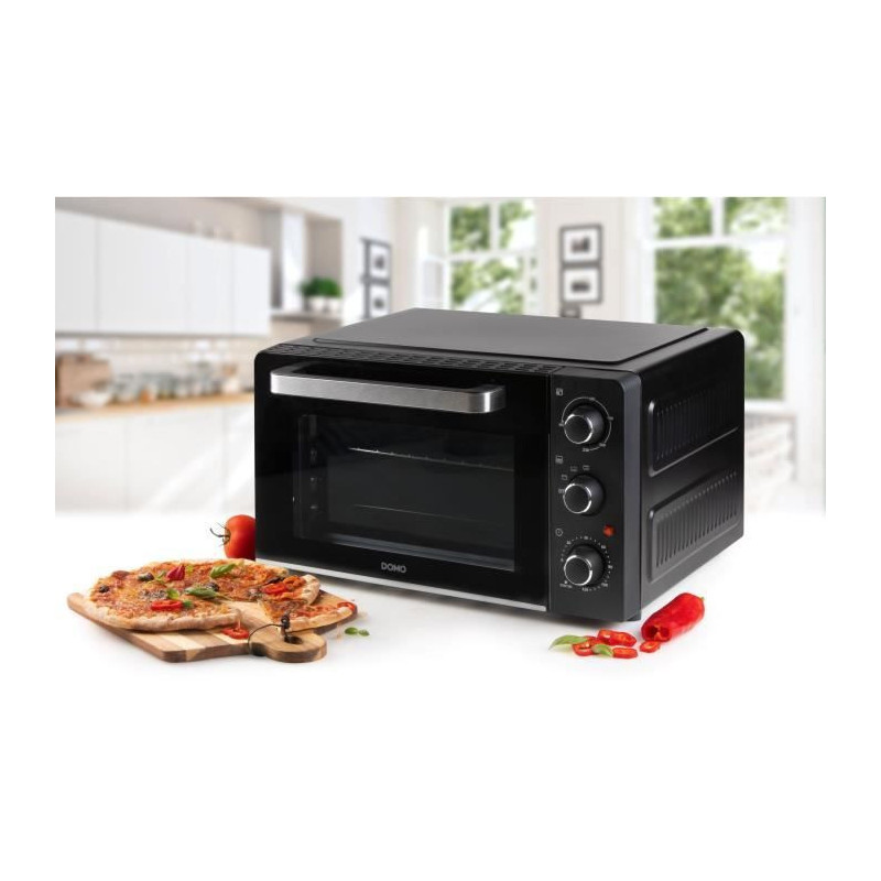 DOMO DO1107GO mini bake and snack oven - 28 L - black - 1500watt -