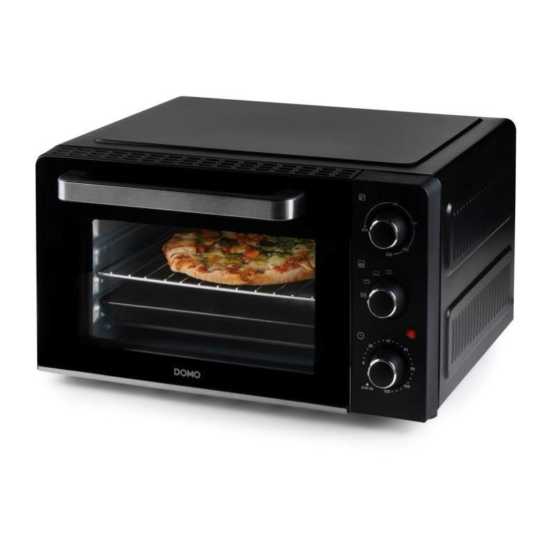 DOMO DO1107GO mini bake and snack oven - 28 L - black - 1500watt -