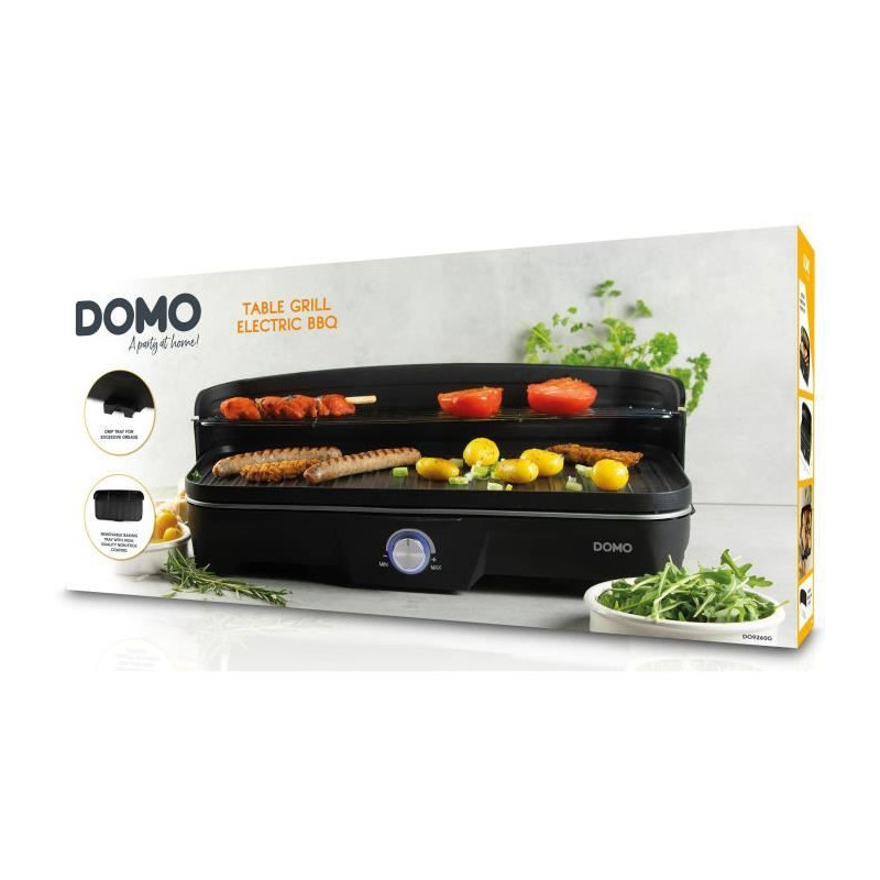 Table grill - Electric BBQ - DOMO - DO9260G - 2200W