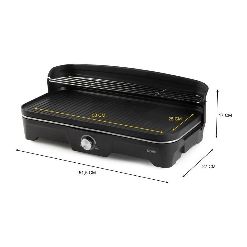 Table grill - Electric BBQ - DOMO - DO9260G - 2200W