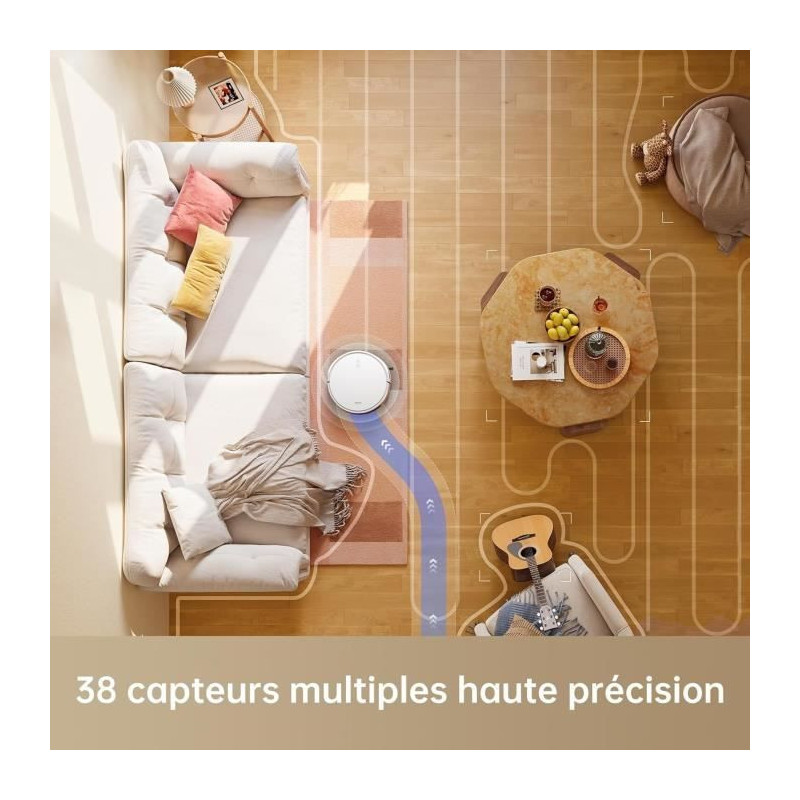 DREAME Mova M1 - 2 in 1 Robot Vacuum Cleaner - 4500Pa - Intelligent Na