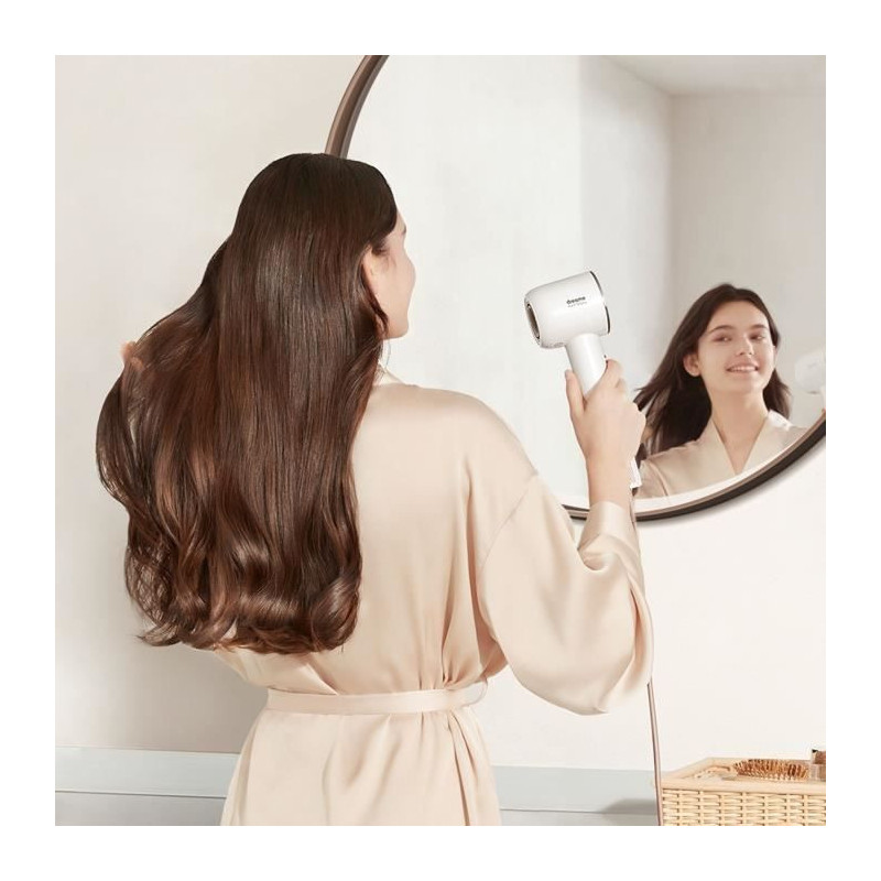 Compact hair dryer - DREAME Hair Glory - White