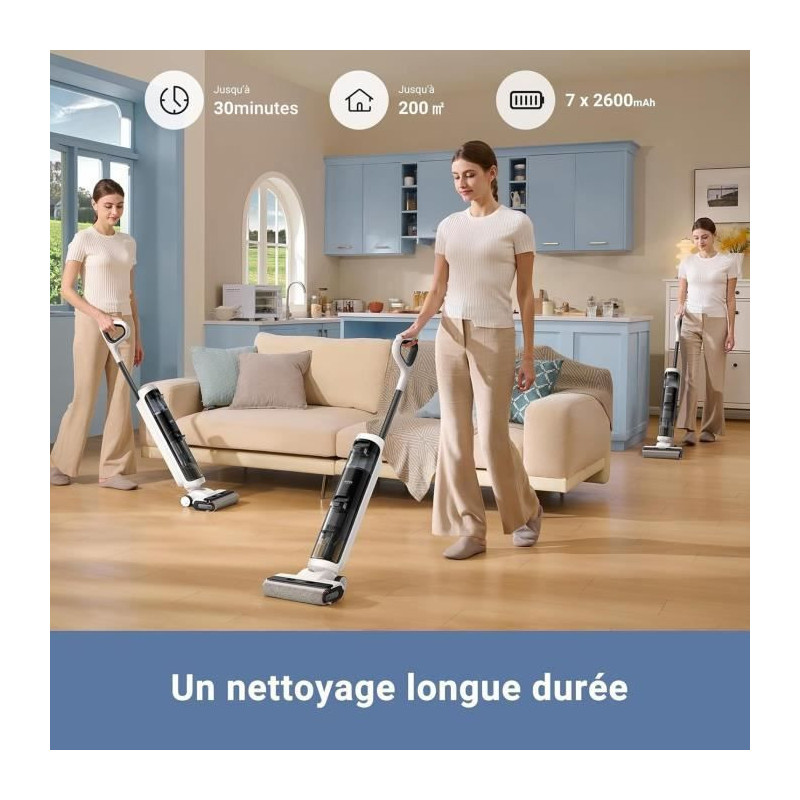 Mop Vacuum Cleaner - DREAME MOVA K20 - 200 W - 30 min - Water and dust