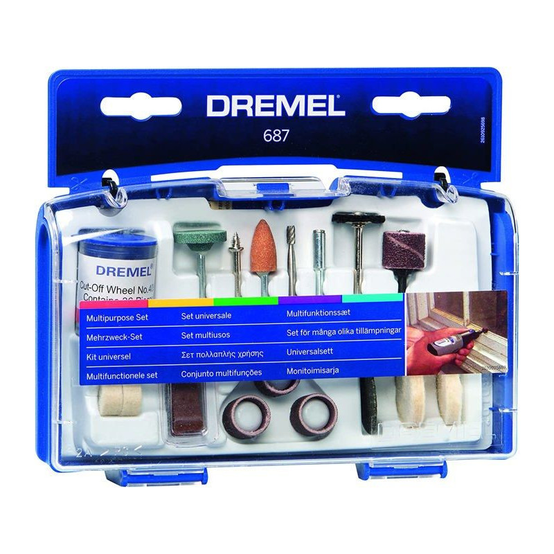 Dremel Kit for general work of 52 pieces 687