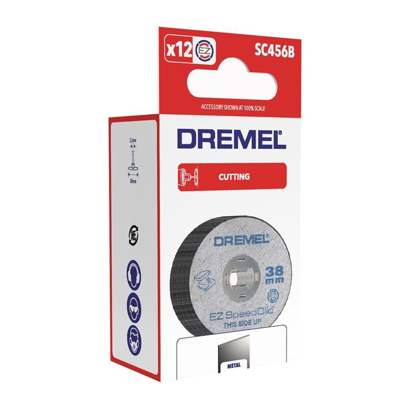 DREMEL 12 metal discs EZ Speedclic 38mm