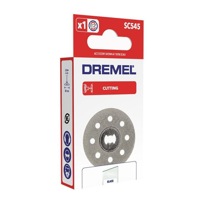Diamant to cut Dremel S545 (Ez Speedclic, Ø 38mm, for earthenware/por