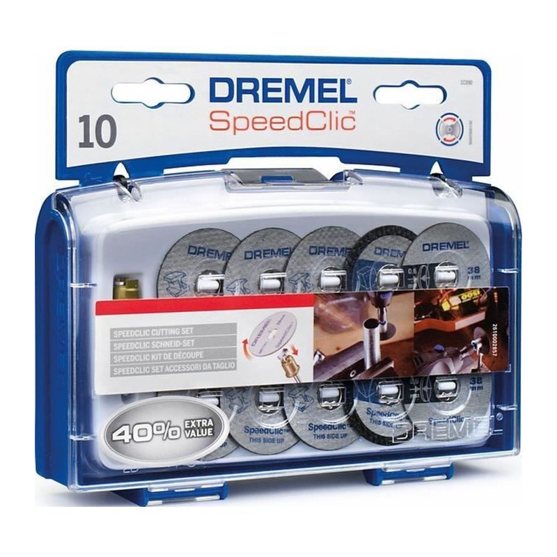 Box of 10 discs to be trunted Dremel Ez Speedclic (with mandrel for me