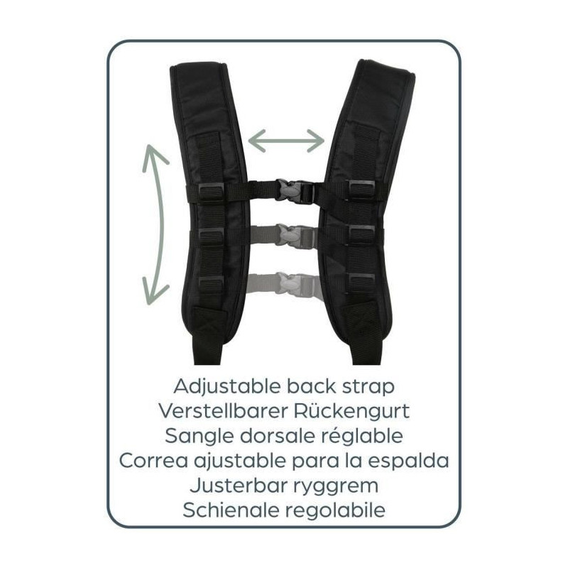 Baby Carrier - DREAMBABY - 3-Sided On-the-Move - Black
