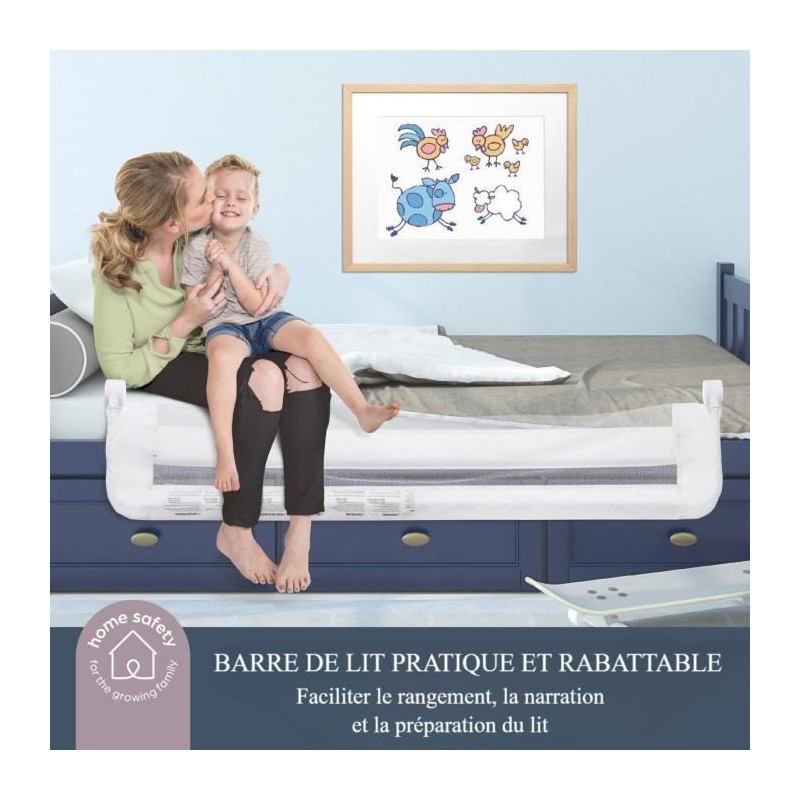 DREAMBABY Nicole bed barriere - Beds and flat beds - measuring 150 cm