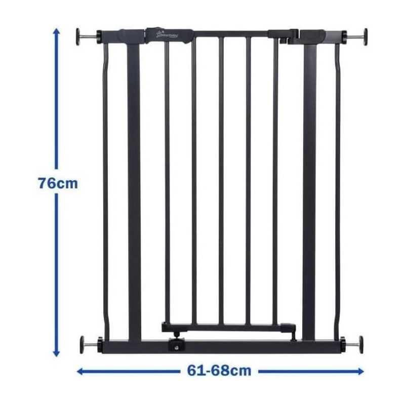 Safety Gate - DREAMBABY - AVA - Pressure Mounted - 61-68 x 75 cm - Dou