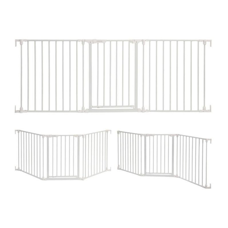 Child safety gate - Discovery 3 - DREAMBABY - 74.5 cm to 1.95 cm - Whi