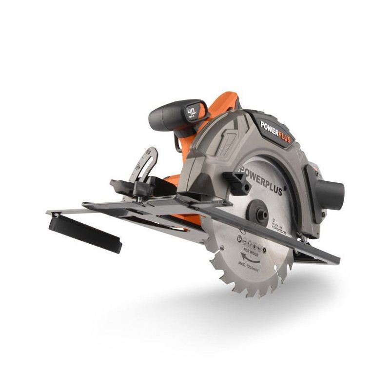 Wireless Circular saw 40V Ø185mm - Dual Power Powdp25230 - Delivered