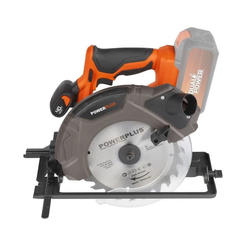 Wireless Circular saw 40V Ø185mm - Dual Power Powdp25230 - Delivered