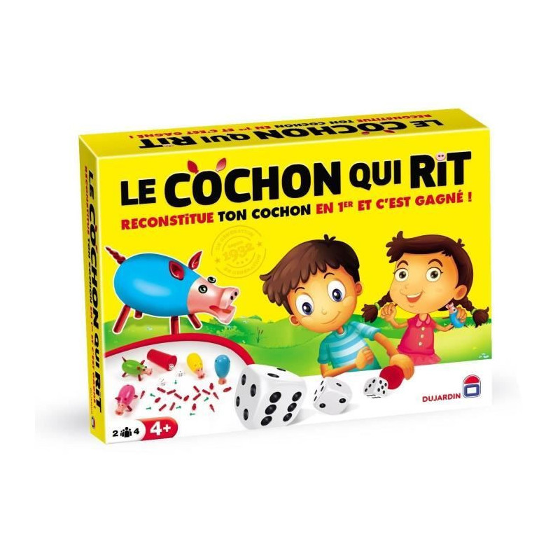 DUJARDIN - Laughing Pig by 4 - Board Game