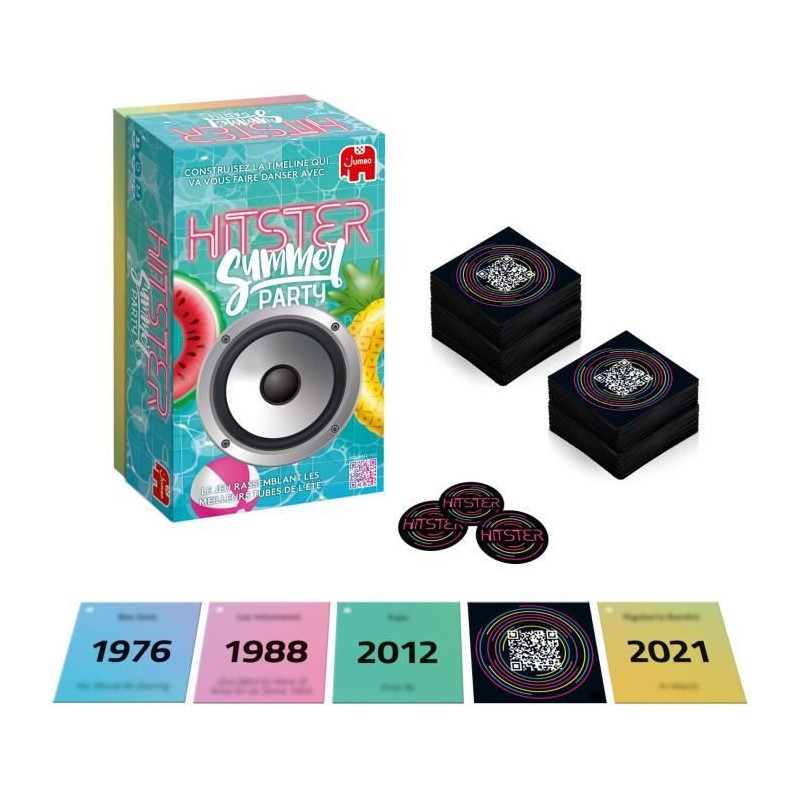 Board game - DUJARDIN - Hitster Summer - from 16 years old - Atmospher