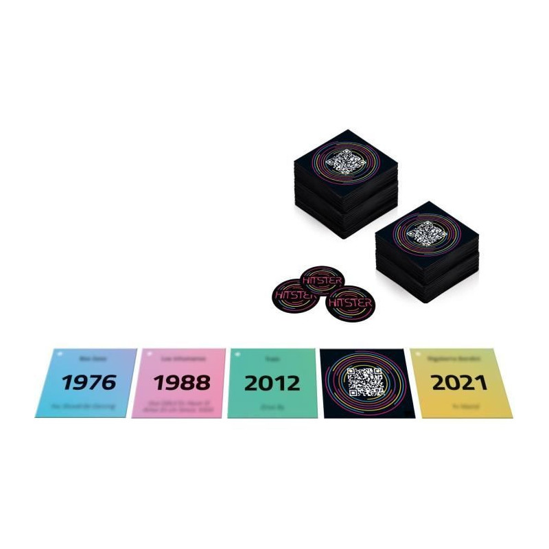 Board game - DUJARDIN - Hitster Summer - from 16 years old - Atmospher