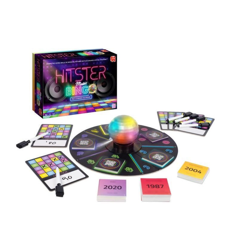 Board game - DUJARDIN - Hitster Bingo - Relive 100 years of musical hi
