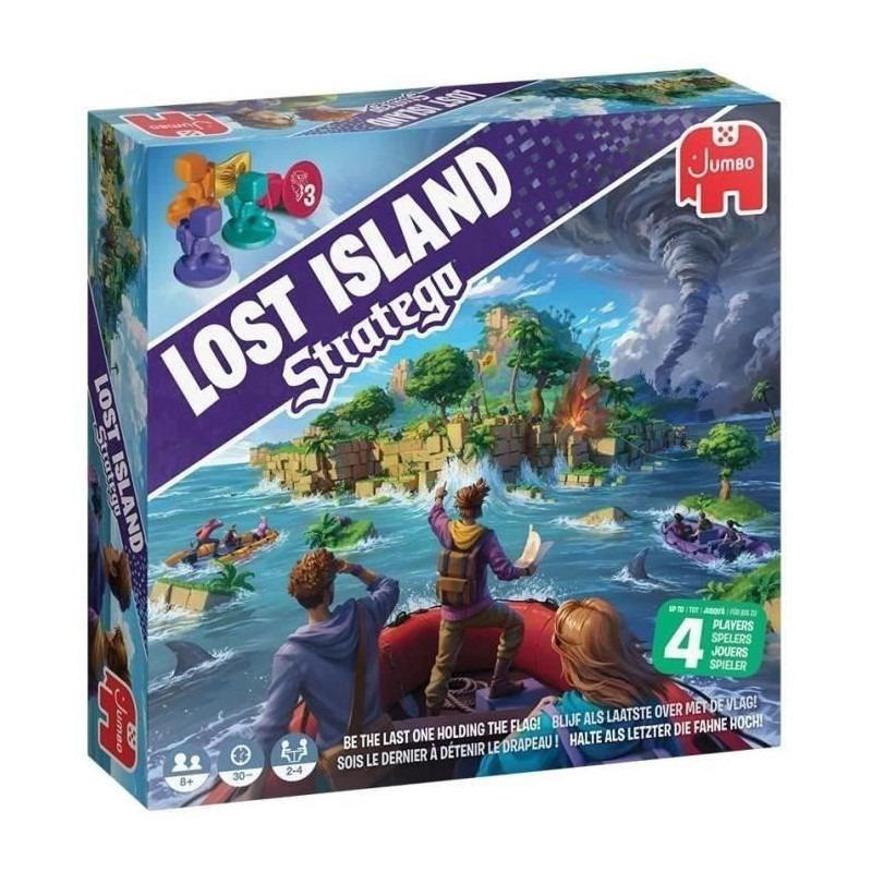 STRATEGO LOST ISLAND - Strategy game - DUJARDIN - Find the hidden flag