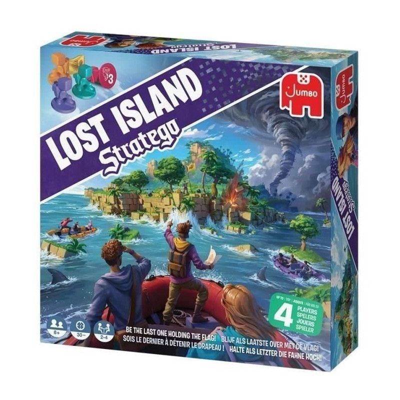 STRATEGO LOST ISLAND - Strategy game - DUJARDIN - Find the hidden flag