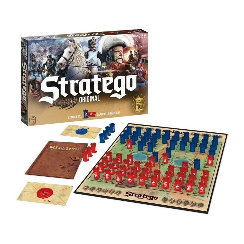 Stratego Original 3.0 Jumbo - Board game - Dujardin - From 8 years old