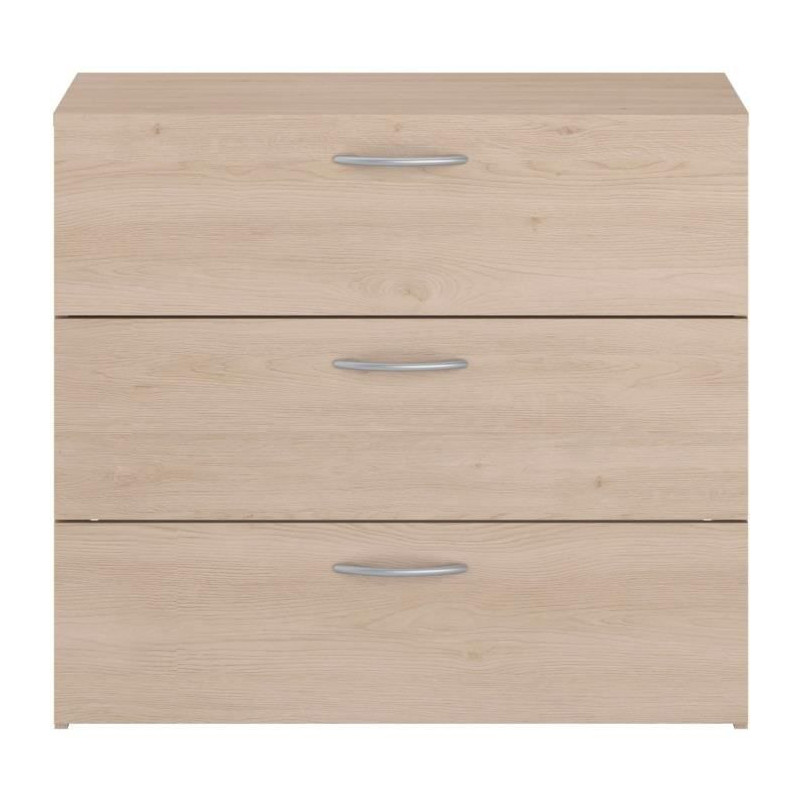 Chest of drawers - EASY LIFE - 3 drawers - Oak - 78.2 x 69.3 x 40.8 -