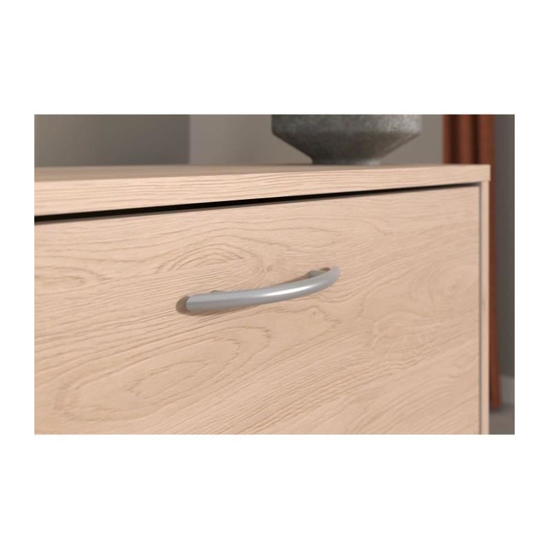 Shoe cabinet with 2 flaps - EASY LIFE - Oak - 66.5 x 78.5 x 25.1 - PAR