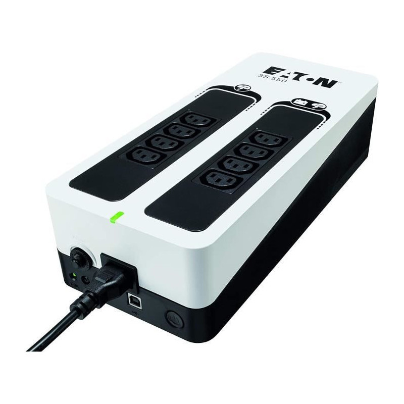 EATON 3S 550 IEC Inverter, power strip, surge arrester - 8 sockets