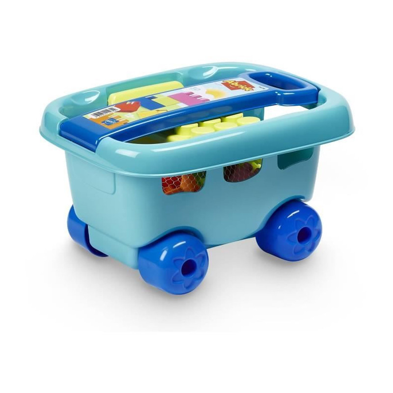 Ecoiffier Trolley filled with 30 pieces - Abrick 1479
