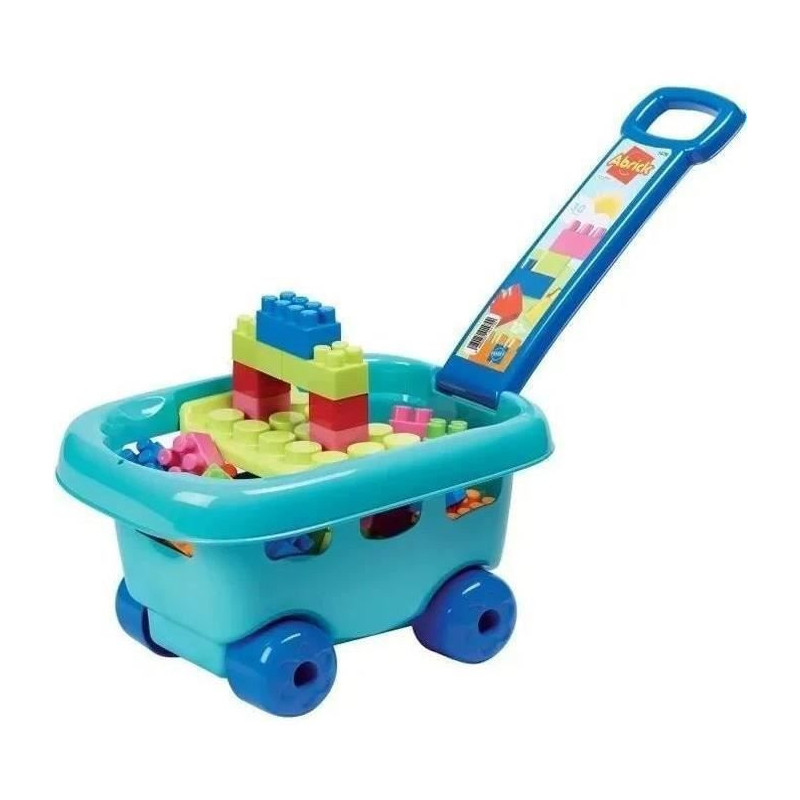 Ecoiffier Trolley filled with 30 pieces - Abrick 1479