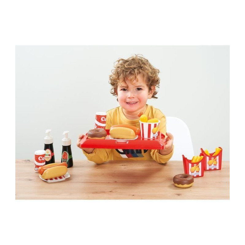 Hot dog box - ECOIFFIER - 2423 - A menu worthy of a fast food restaura