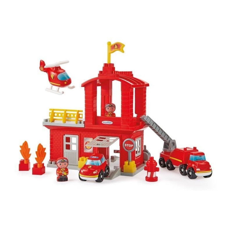 ECOIFFIER 2980 Abrick - Fire station - Firefighters on fire